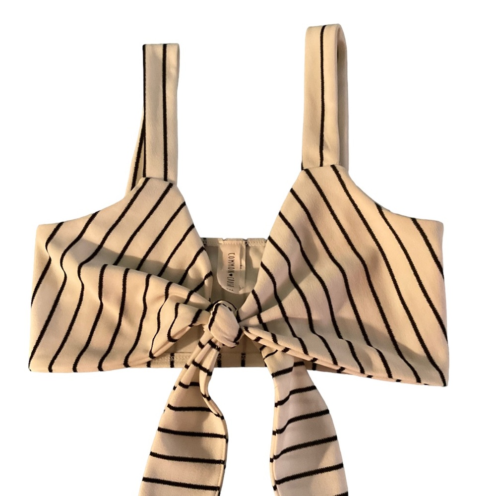 Common Crush Tie Front Top
